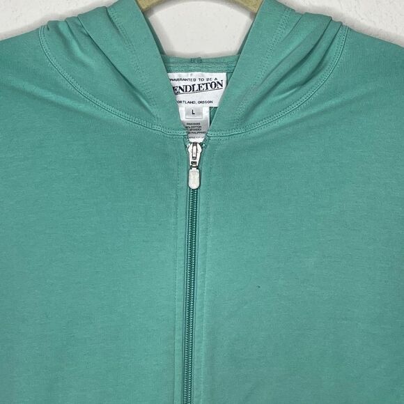 Pendleton Sleeveless Zip Hoody Sweat Jacket - Picture 6 of 7